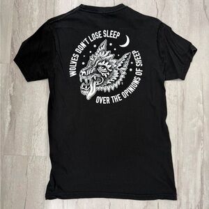 Sketchy Tank Wolves Don’t Lose Sleep Over the Opinions of Sheep T-shirt